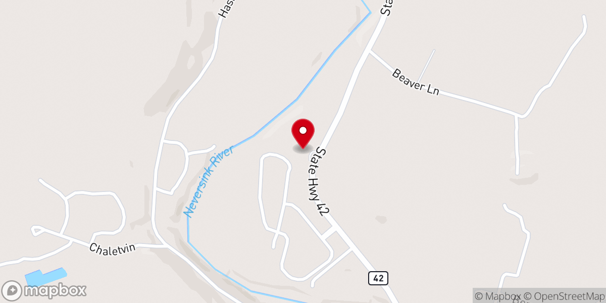 Map showing location of Immaculate Conception Church