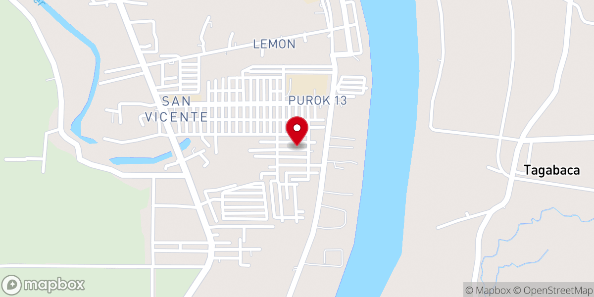 Map showing location of Pillar Baptist Church - Butuan