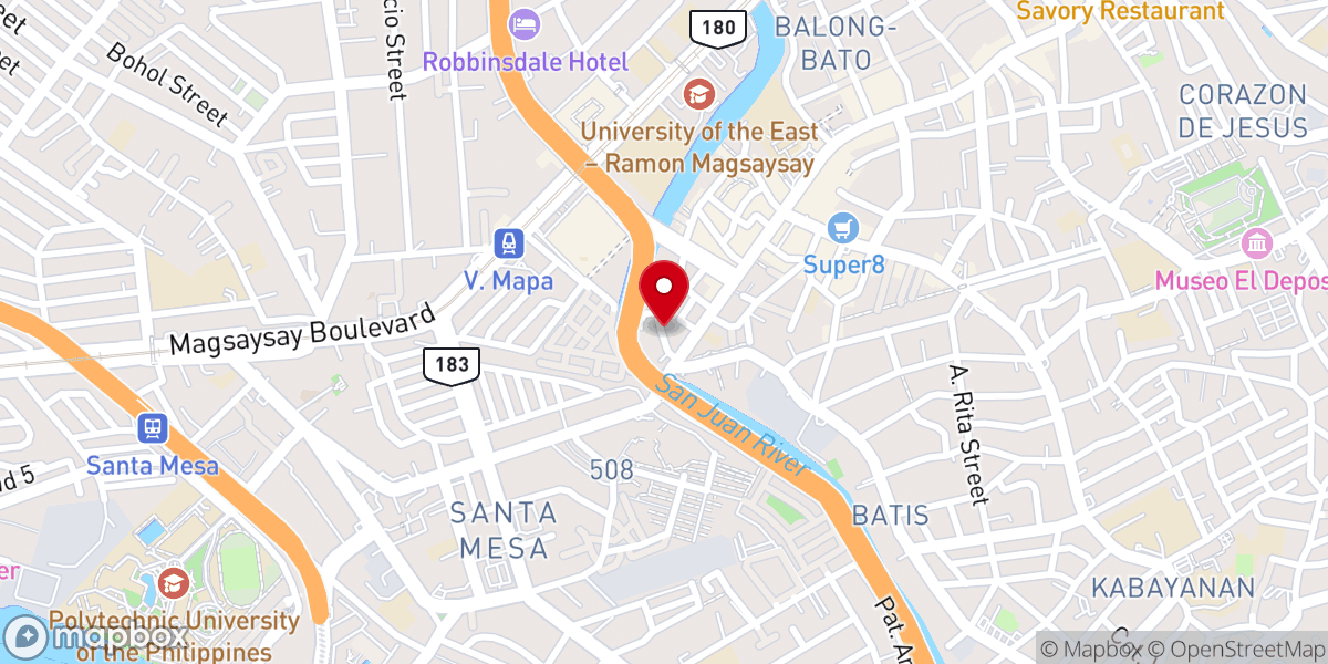 Map showing location of MCGI - Progreso