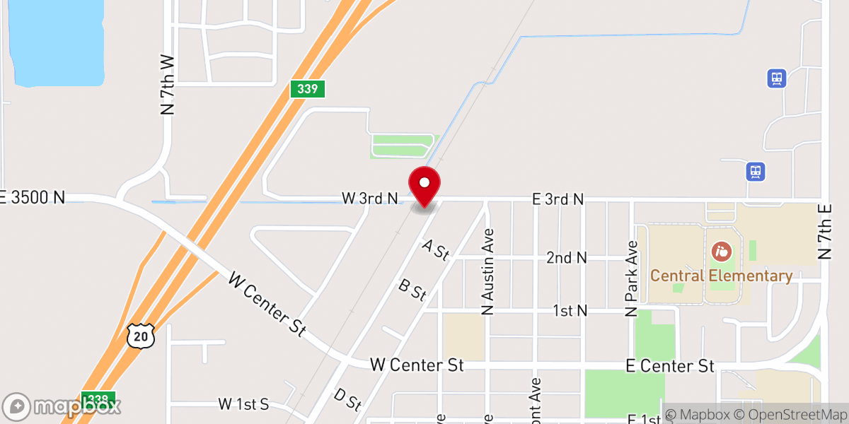 Map showing location of The Aisle Venue