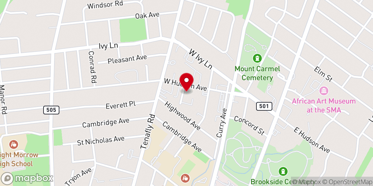 Map showing location of Grace & Peace Reformed Church