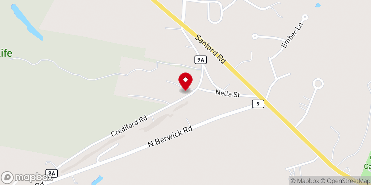 Map showing location of Mt Zion Chapel