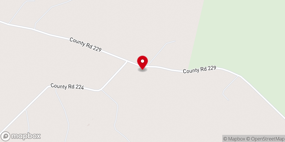 Map showing location of Zion Hill Church