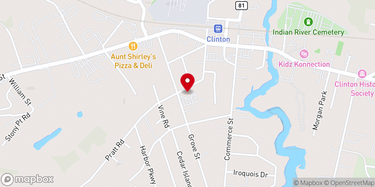 Map showing location of Saint Mary Church of the Visitation