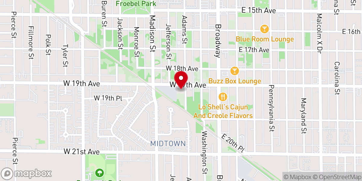 Map showing location of Christian Valley Baptist Church