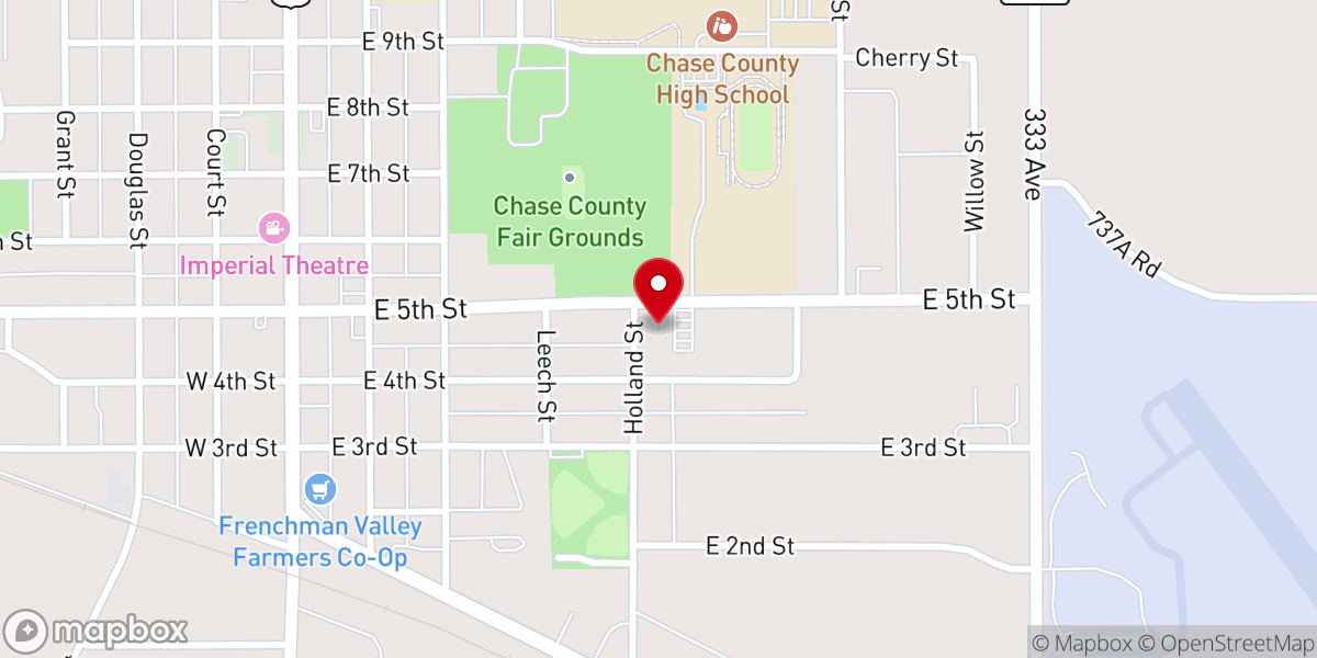 Map showing location of First Methodist Church