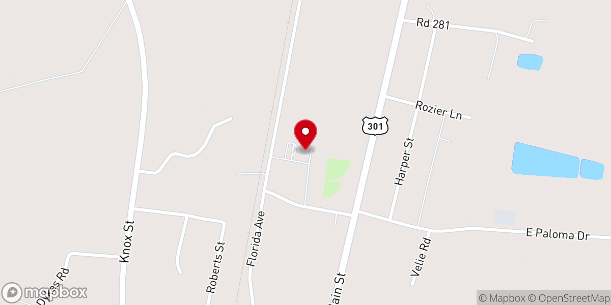Map showing location of Brantley County Sheriff's Office
