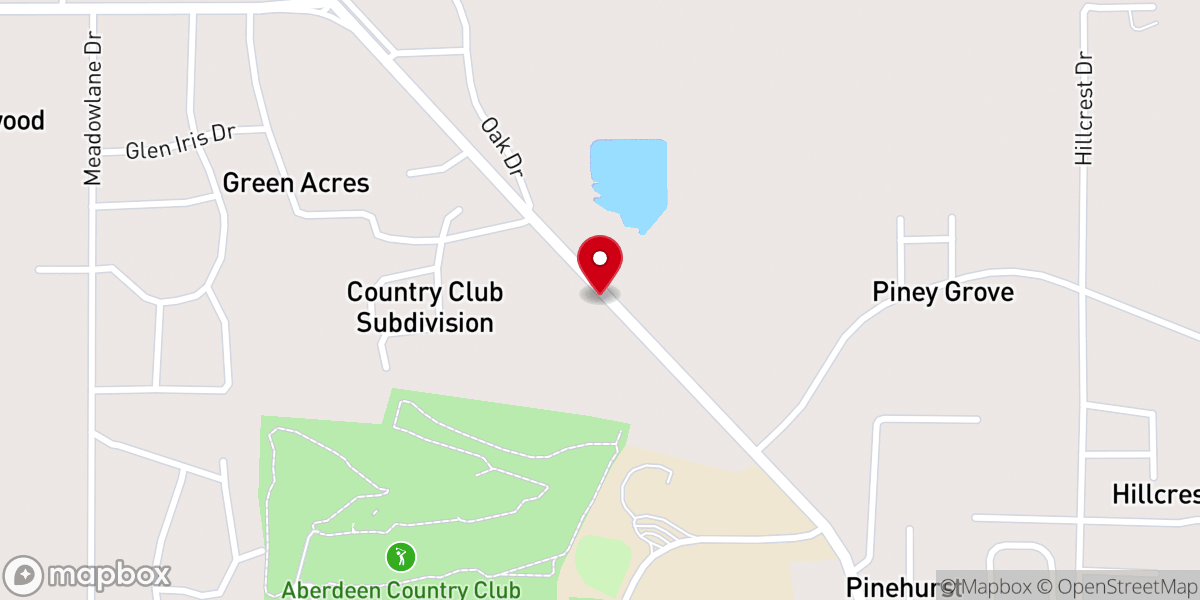 Map showing location of Abounding Faith Pentecostal Church