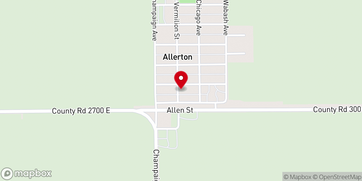 Map showing location of Allerton Village Office