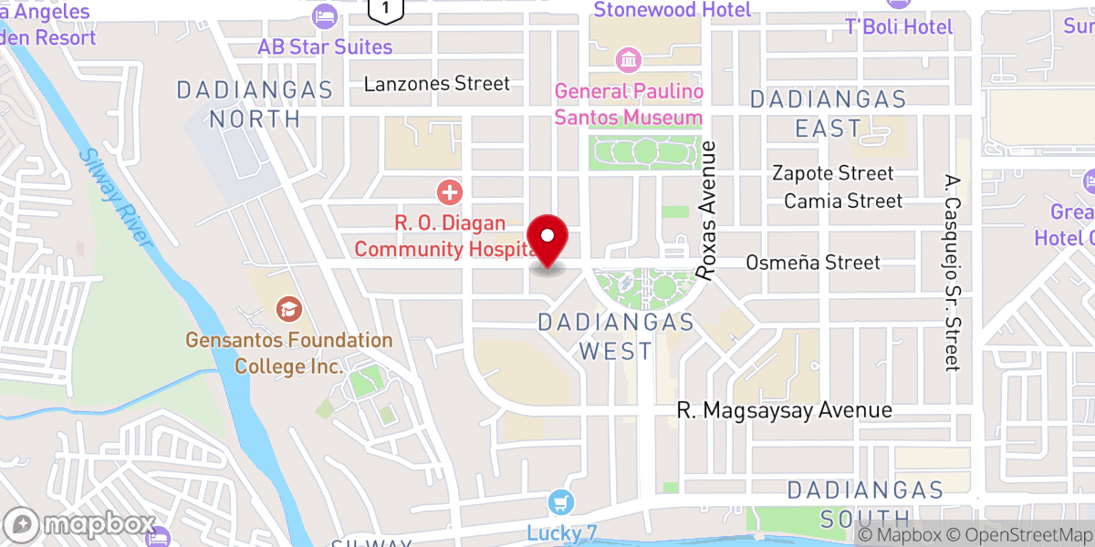 Map showing location of Couples for Christ - General Santos