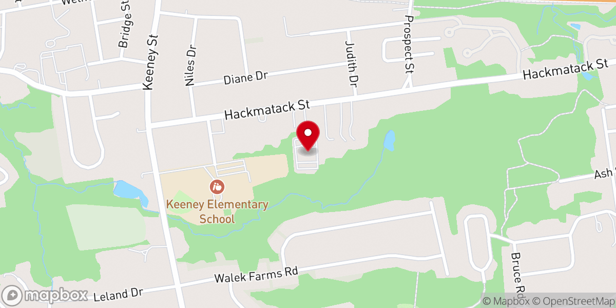 Map showing location of Trinity Covenant Church
