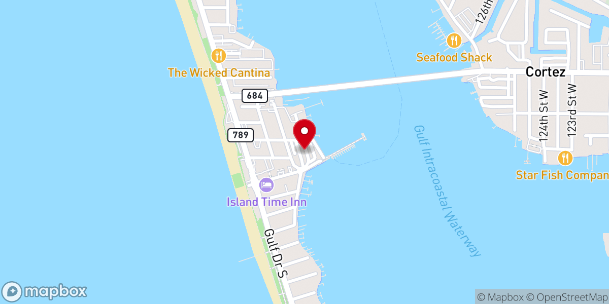 Map showing location of Pines Trailer Park