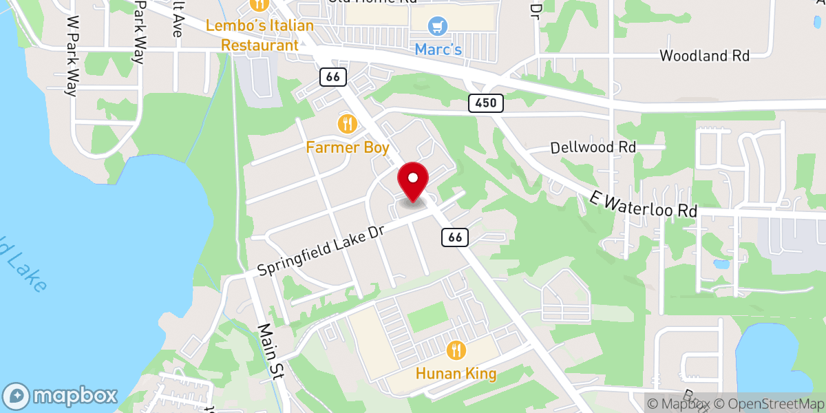 Map showing location of Bethel Seventh-day Adventist Church