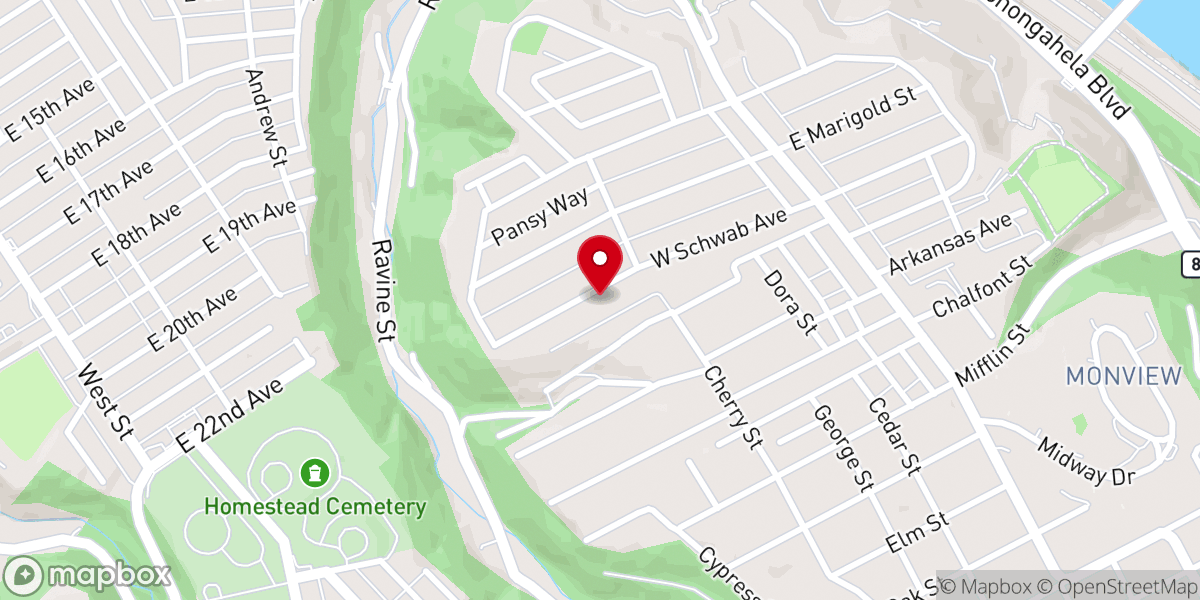 Map showing location of St Rita Church - St. Thomas the Apostle Parish