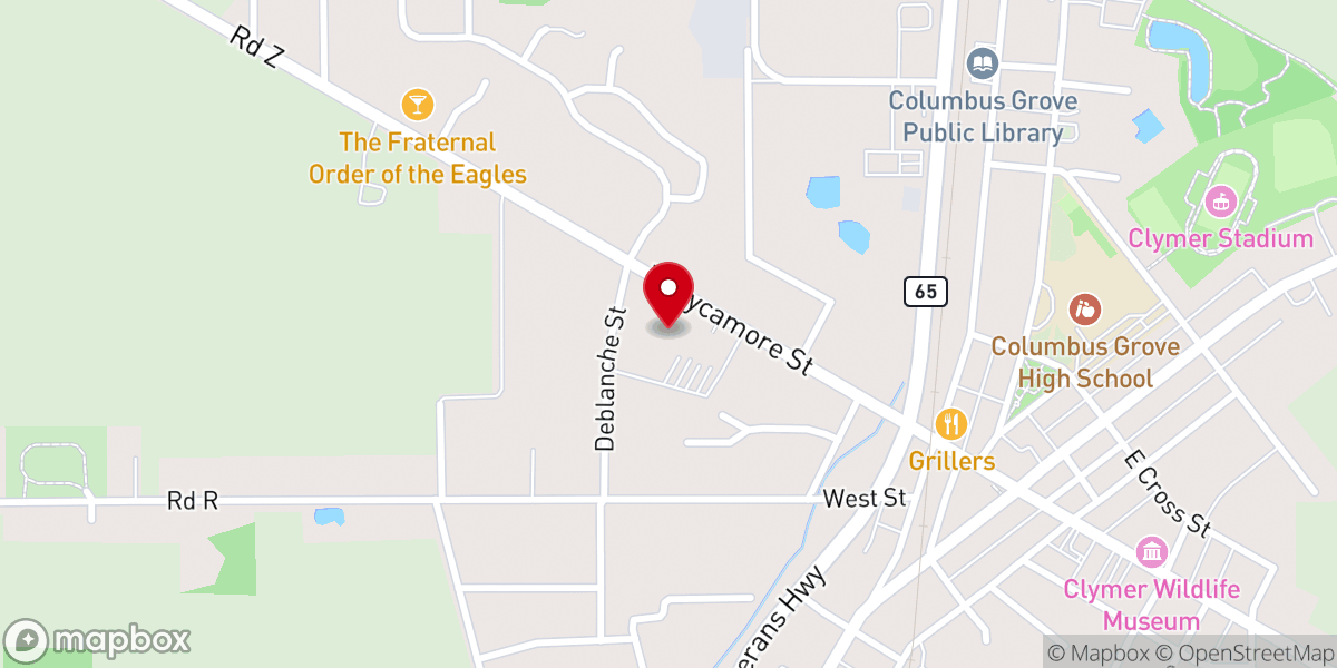 Map showing location of St Anthony's School