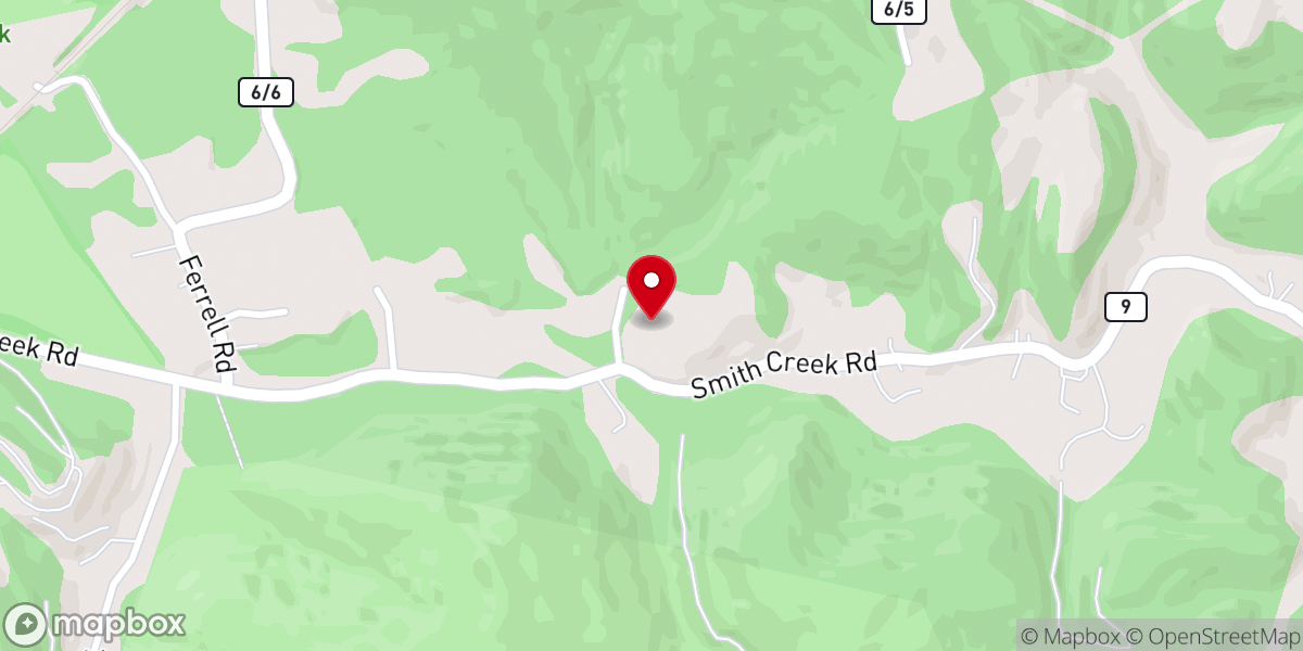 Map showing location of Pleasant Hill Baptist Church