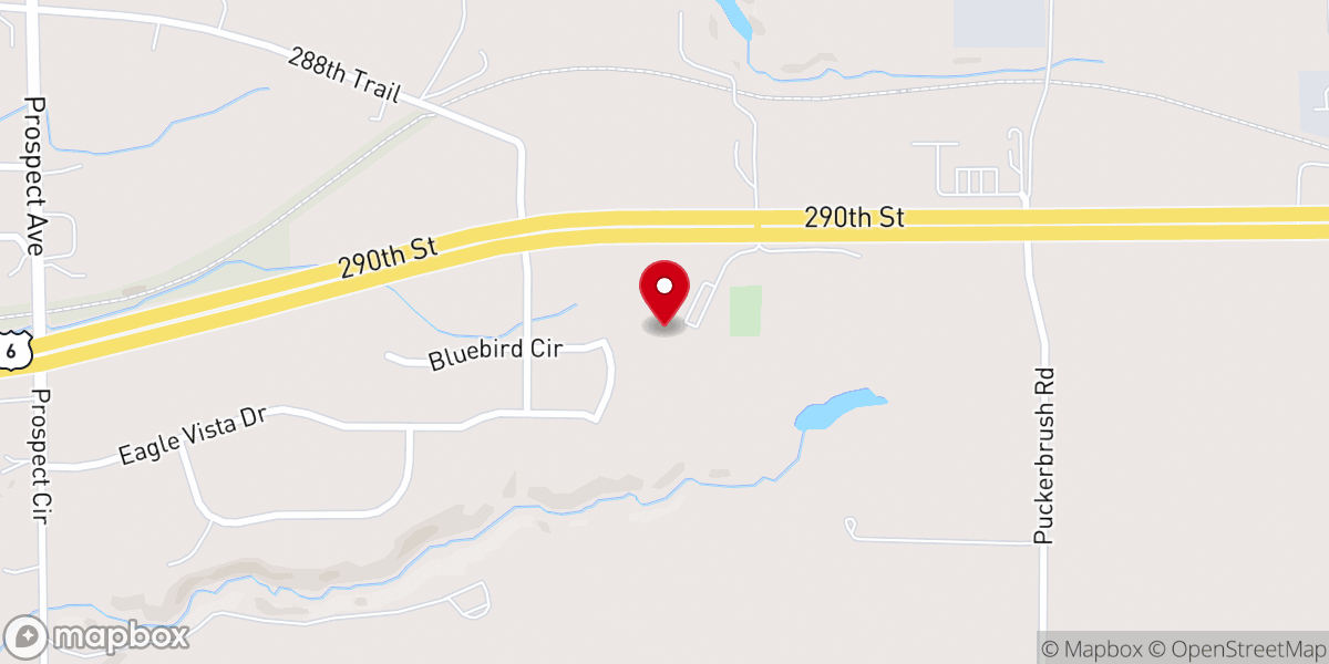 Map showing location of Adel Mobile Food Pantry