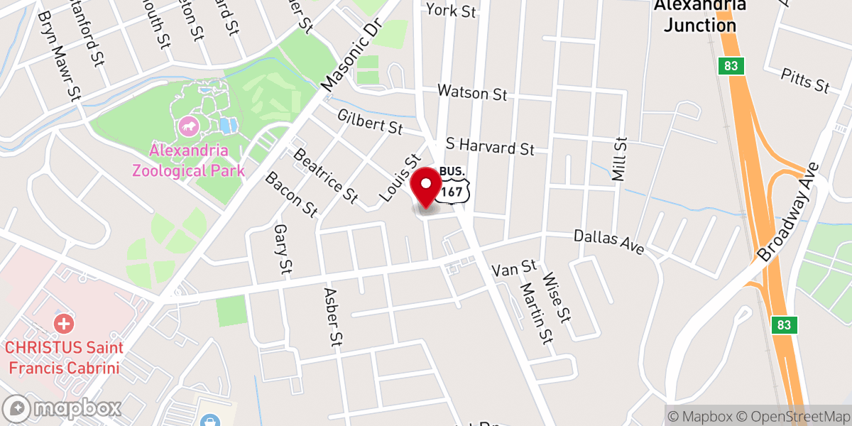 Map showing location of Global Impact Ministries Inc