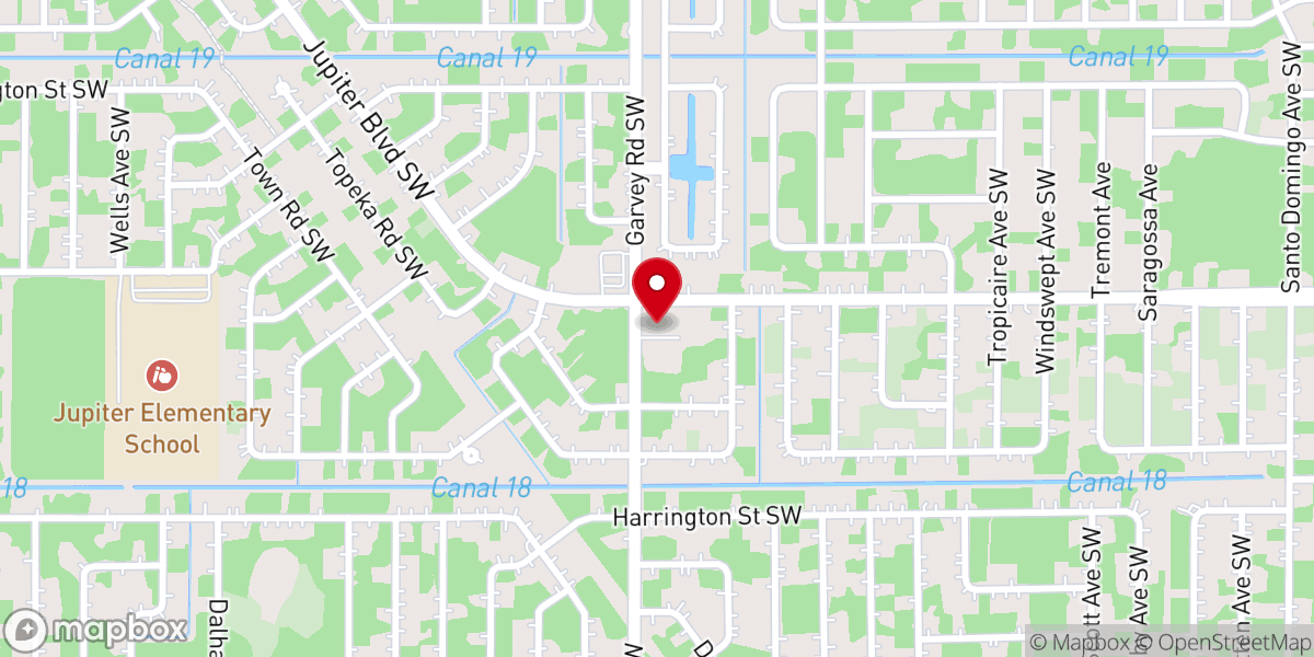 Map showing location of IGLESIA CRISTIANA FAMILIA DE LA FE