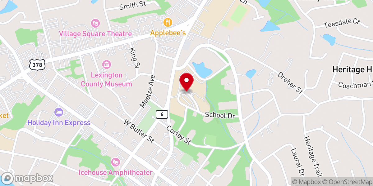 Map showing location of Joy Mission Church