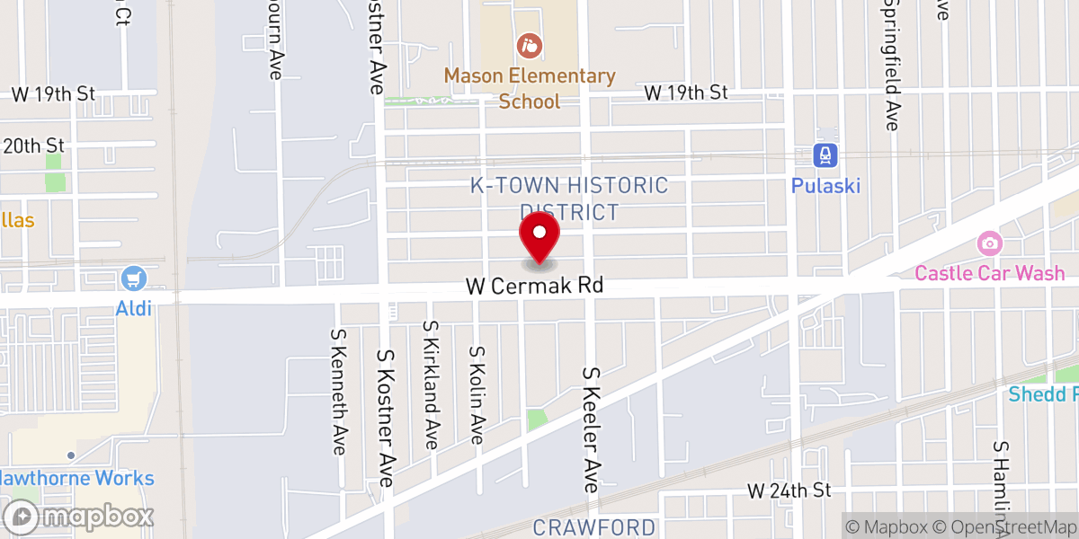 Map showing location of Anointed Freedom Ministries