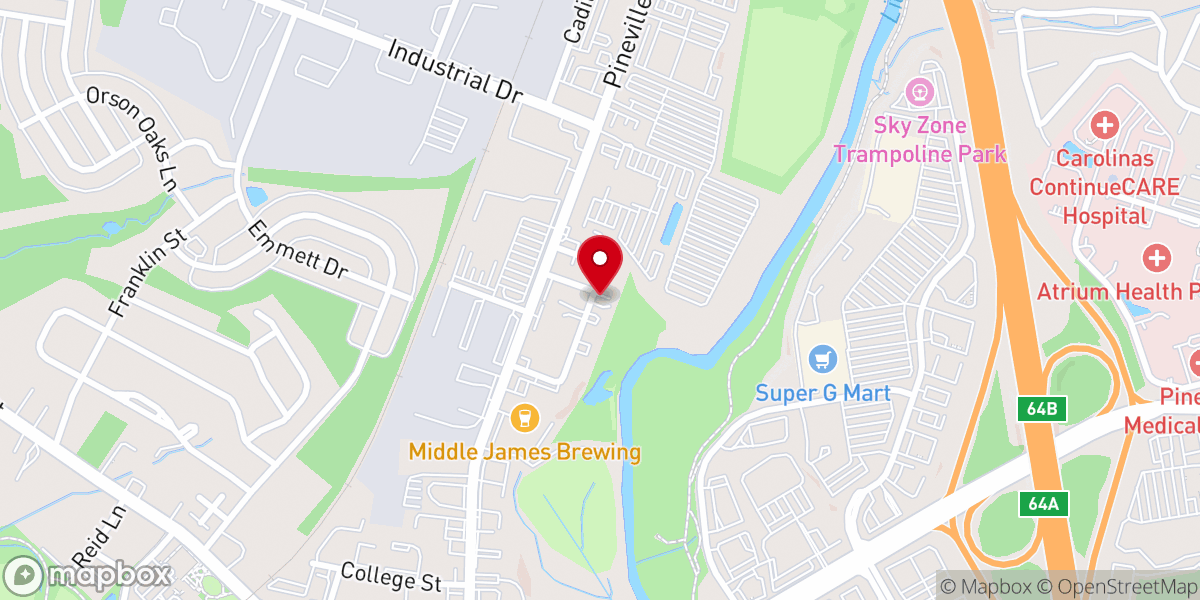 Map showing location of Rose of Sharon Ministries