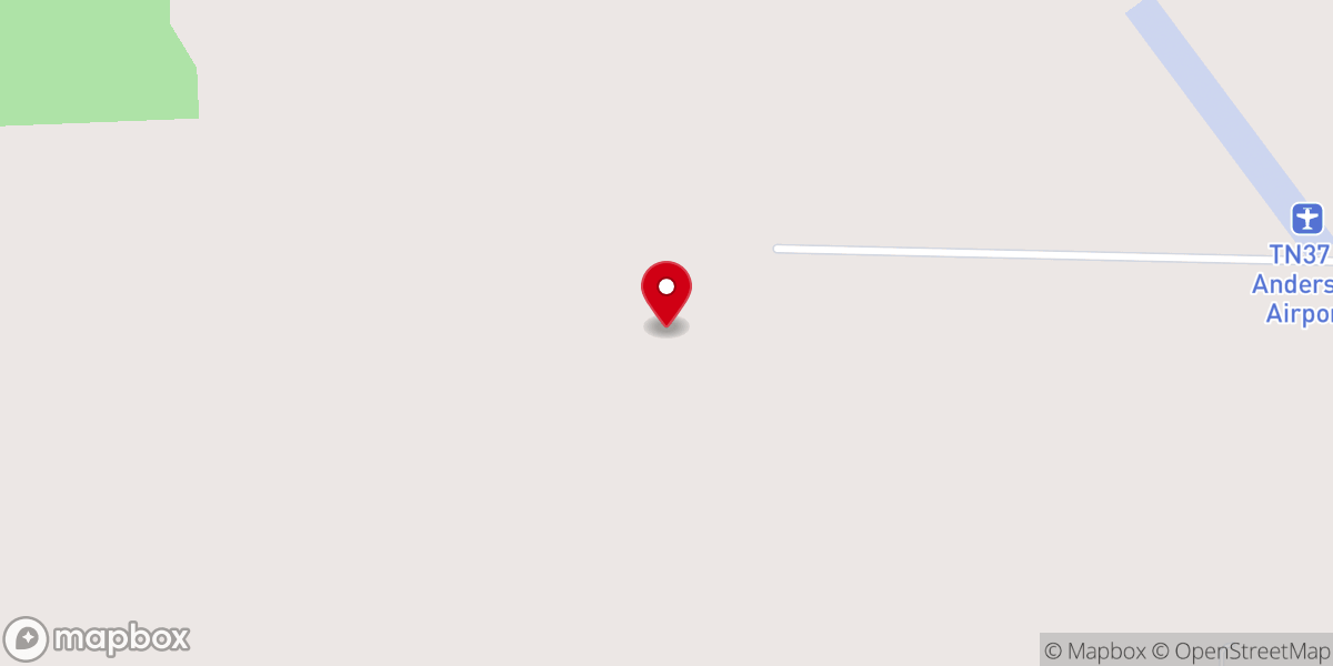 Map showing location of Clover Chapel M.B Chruch