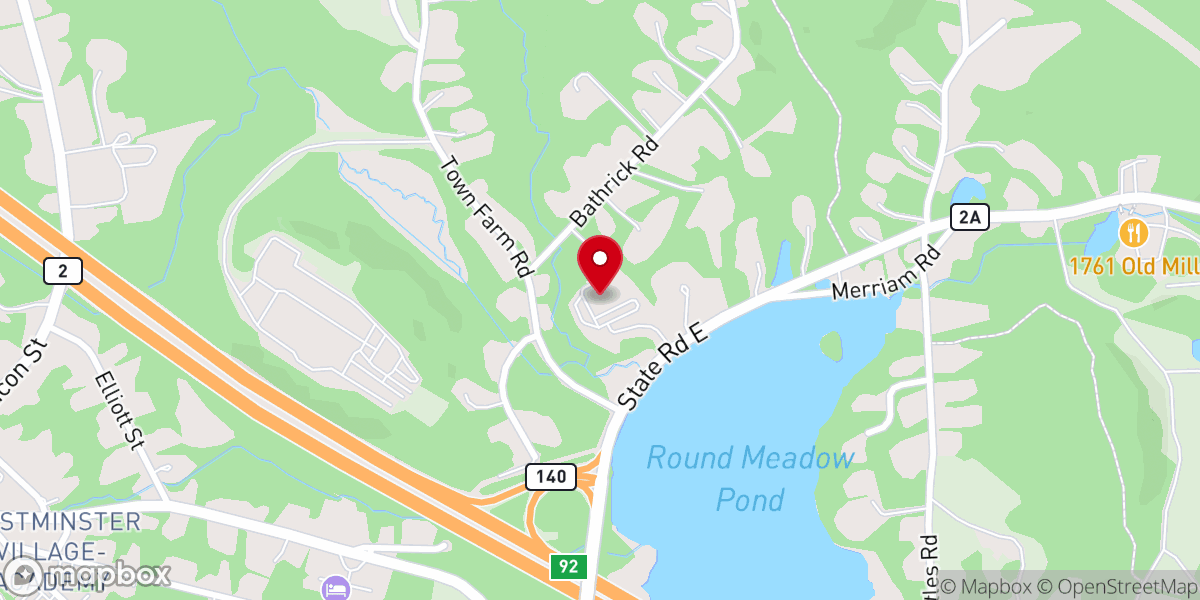 Map showing location of Bread of Life Church