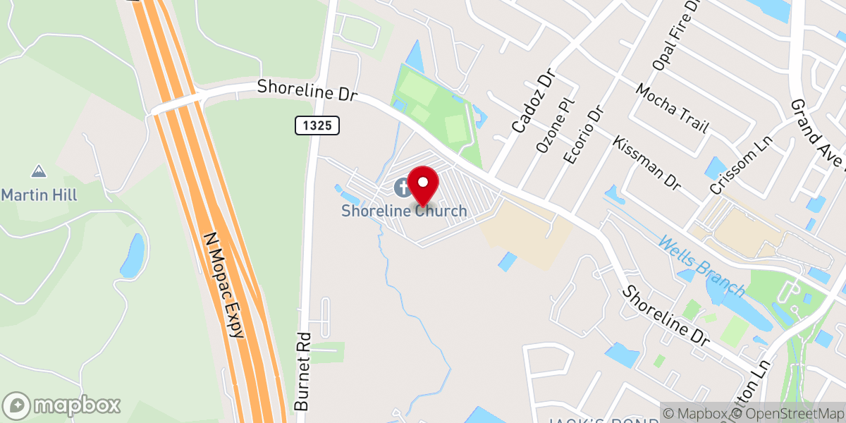 Map showing location of Shoreline Church | North Campus