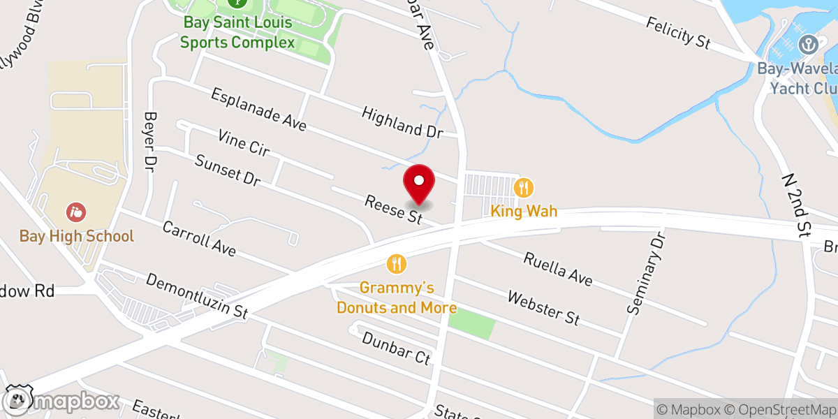 Map showing location of Cavalry Chapel