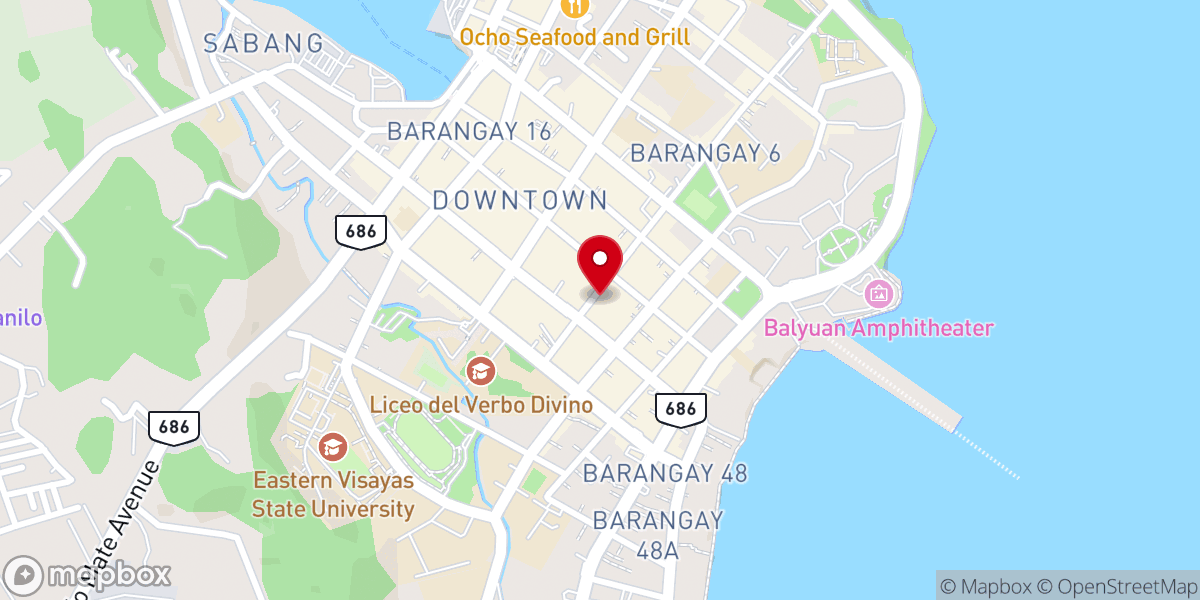 Map showing location of ICOC Tacloban (International Churches of Christ Tacloban))