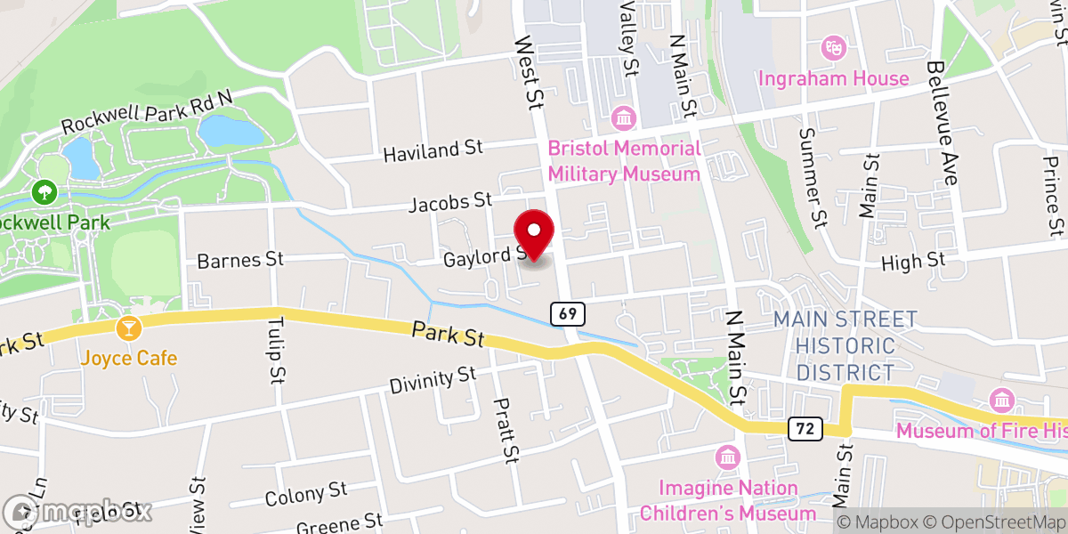 Map showing location of Saint Anns Roman Catholic Church