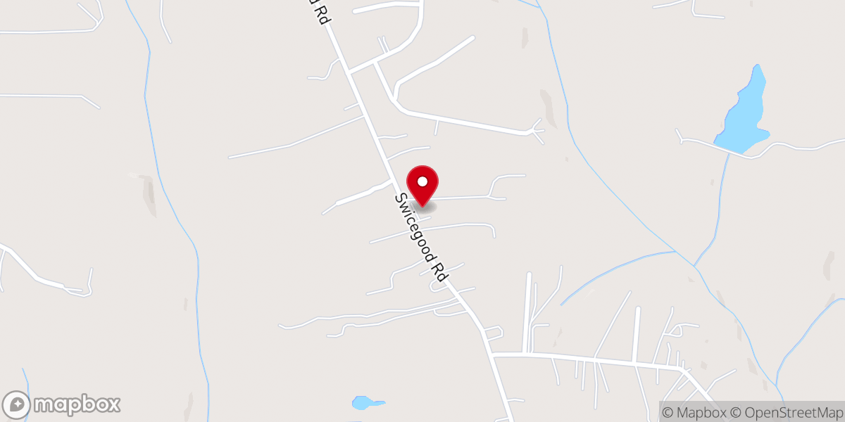 Map showing location of Faith Baptist Tabernacle