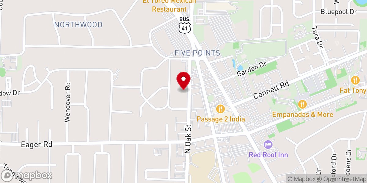 Map showing location of Valdosta Baptist Association