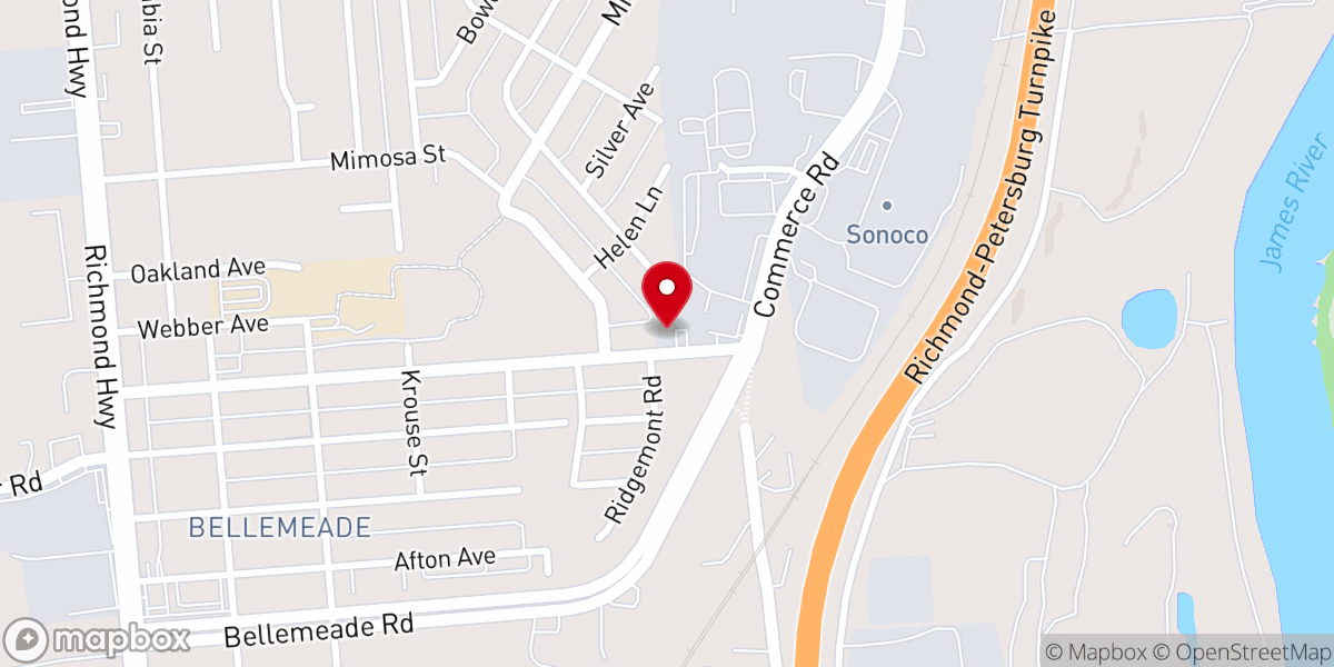 Map showing location of All Saints Apostolic Church