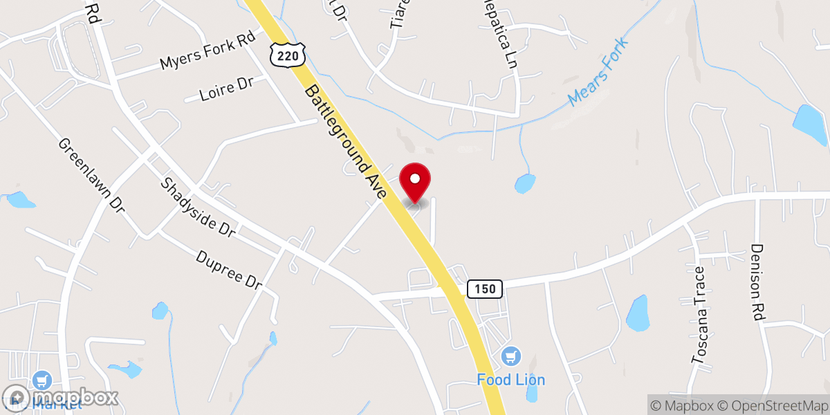 Map showing location of Iglesia de Dios Hogar Para Todos