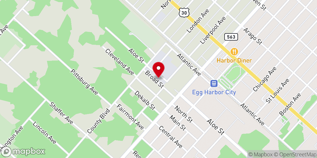 Map showing location of CRES Ministries