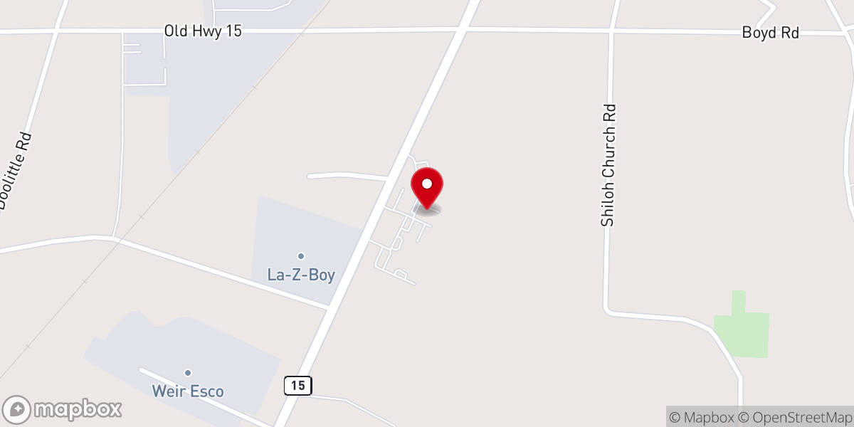 Map showing location of Newton Regional Medicaid Office