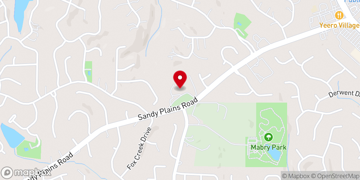 Map showing location of Wesley Chapel UMC
