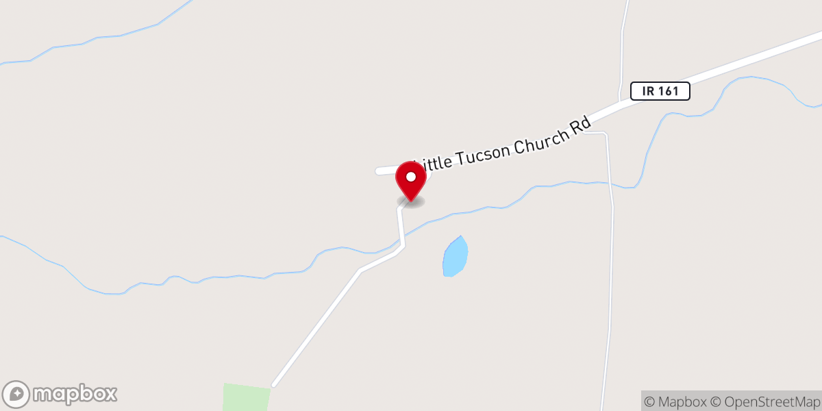 Map showing location of Our Lady of Lourdes Catholic Church