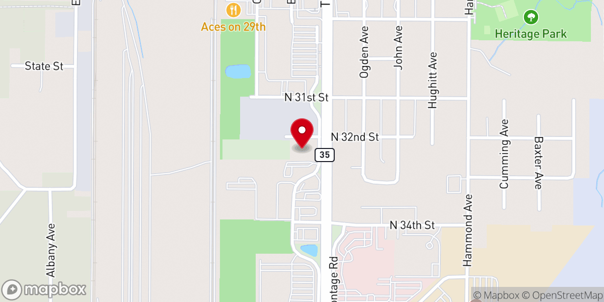 Map showing location of oil of joy fellowship