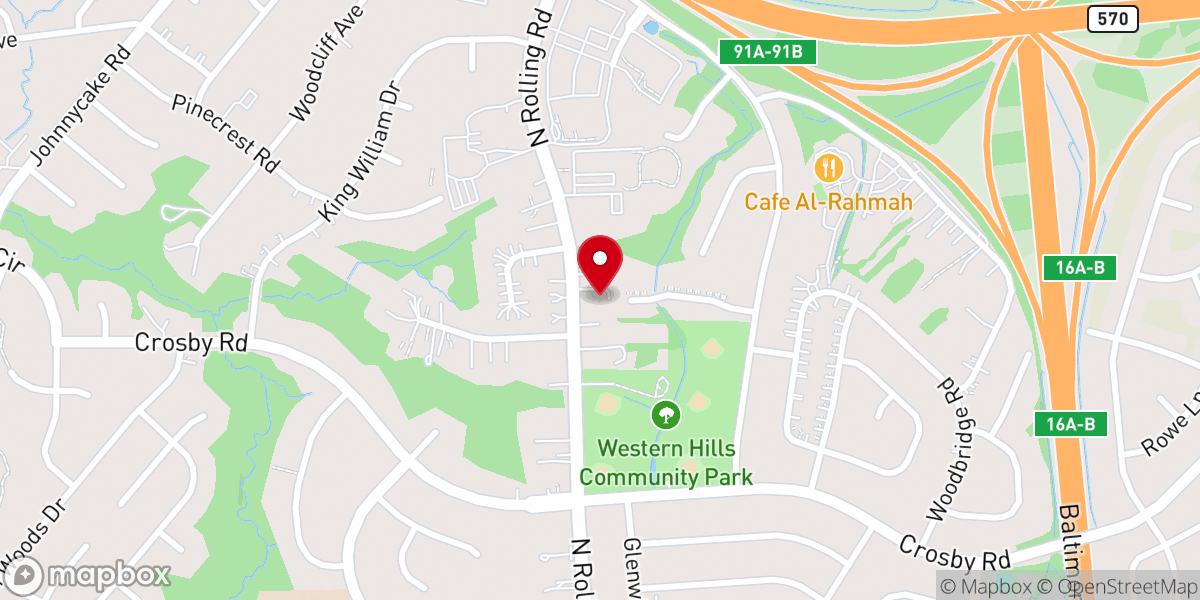 Map showing location of C. A. C. Palace of peace