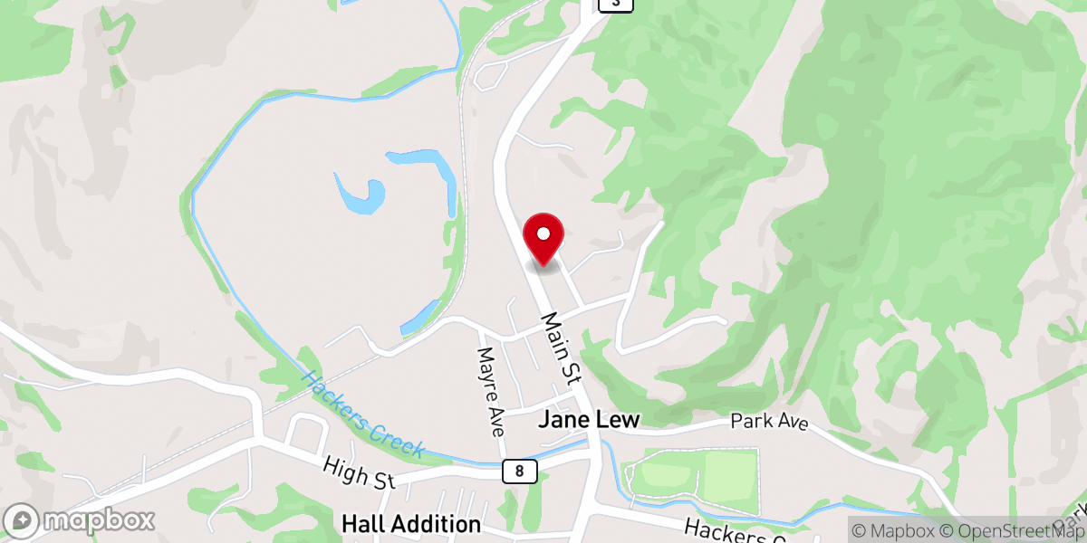 Map showing location of Main Avenue United Methodist Church