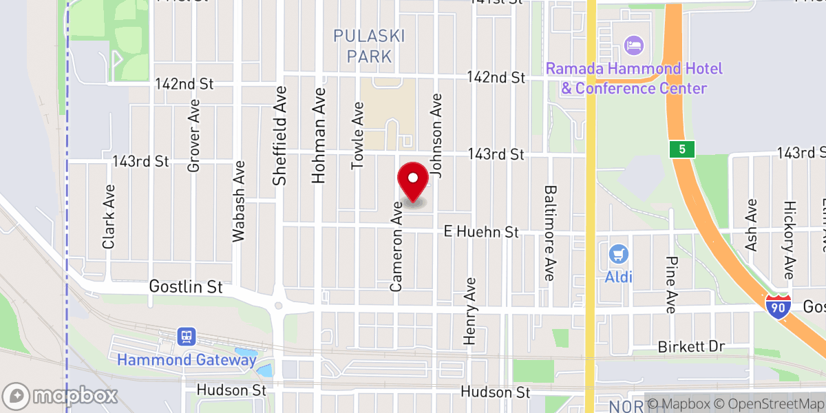 Map showing location of Divine Mercy Chapel