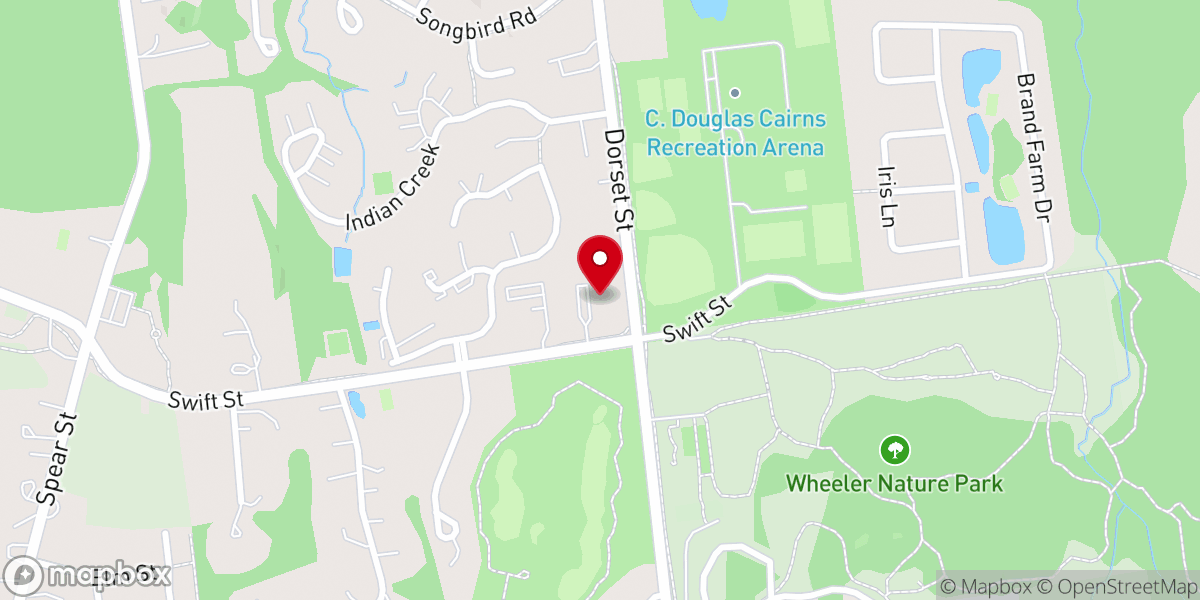 Map showing location of Congregation of Temple Sinai