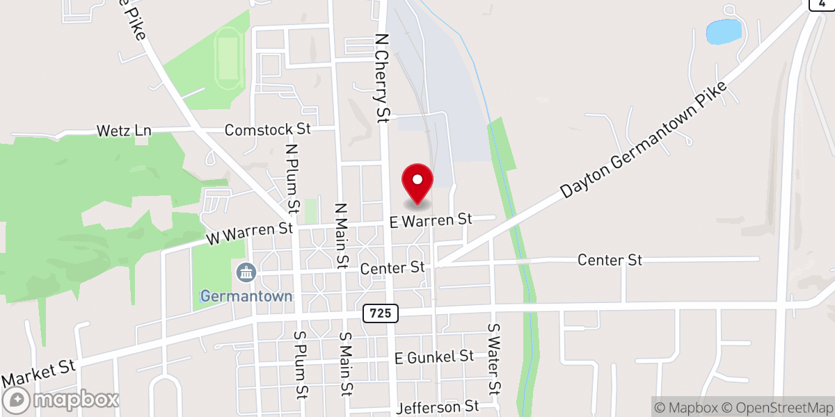 Map showing location of Servant Ministries