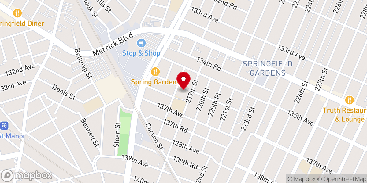 Map showing location of Rectory/Parish Office of Christ the King - St. Mary Magdalene Parish