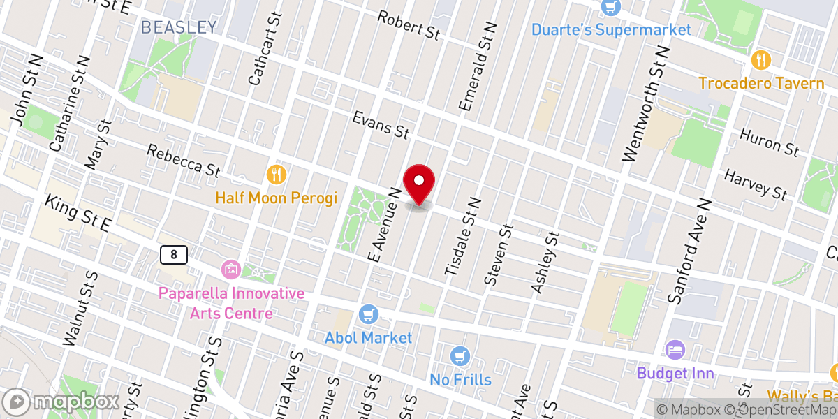 Map showing location of Celestial Church of Christ Tower of Grace Cathedral