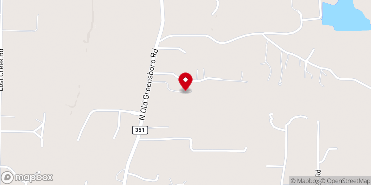 Map showing location of Shepherd's Heart Church