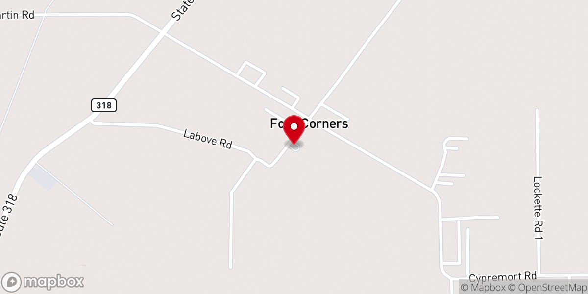 Map showing location of Saint Peter the Apostle Catholic Church